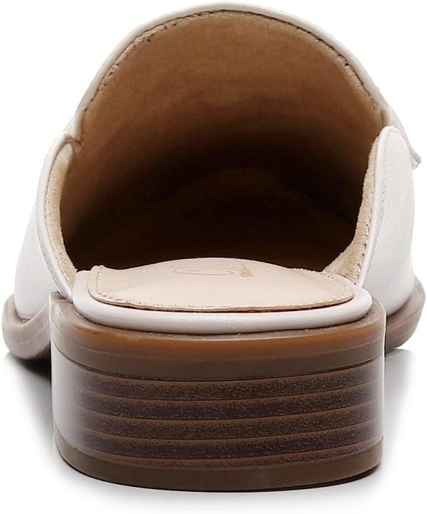 DUNION Women's Dizzy Fancy Open-Back Loafer Comfortable Slip on Chain - Image 4