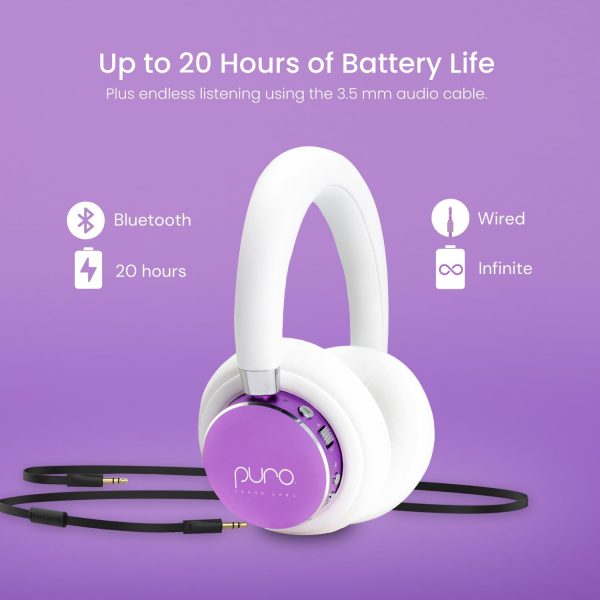 Puro Sound Labs BT2200s Plus Volume Limited Kids’ Bluetooth Headphones - Image 3