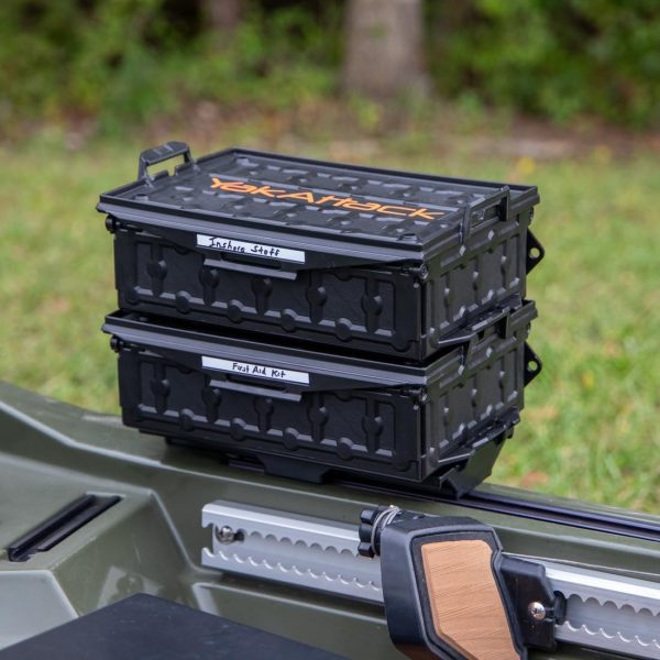 YakAttack TracPak Stacking Fishing Gear Storage Box System | Kayak Fishing - Image 5