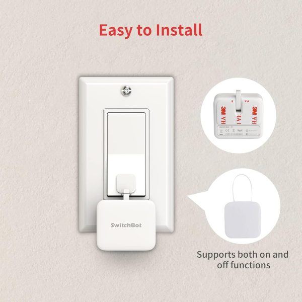 SwitchBot Smart Switch Button Pusher - Bluetooth Fingerbot for Rocker - Image 6