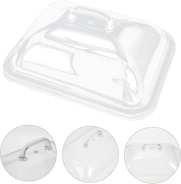 Mikinona Transparent Food Cover Cake Boxes Reusable Dish Kitchen Gadgets - Image 4