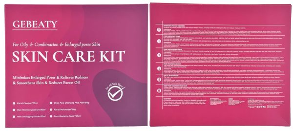 Skin Care Set Kit,Professional Pore Minimizer Skincare for Women Teens Teen - Image 9