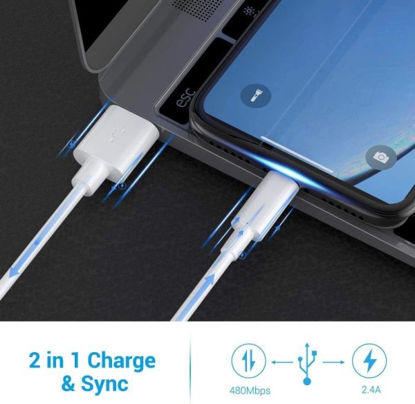 Lightning Cable MFi Certified - iPhone Charger 3Pack 6FT Lightning to USB A - Image 5