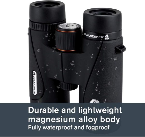 Celestron TrailSeeker 8x42 ED Binoculars - Compact Birdwatching Binoculars - Image 3