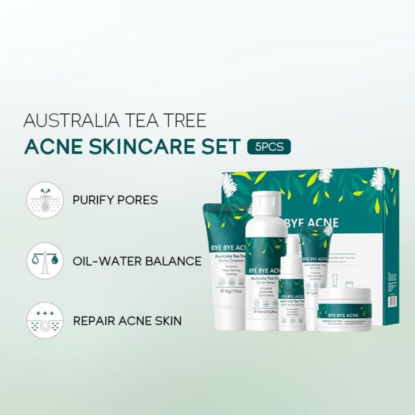 Skin Care Set,Acne Treatment for Face Skin Care Sets & Kits,Tea Tree - Image 2