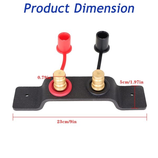 Car Battery Jump Post Starter Jumpstart Battery Terminals Relocation Kit - Image 2