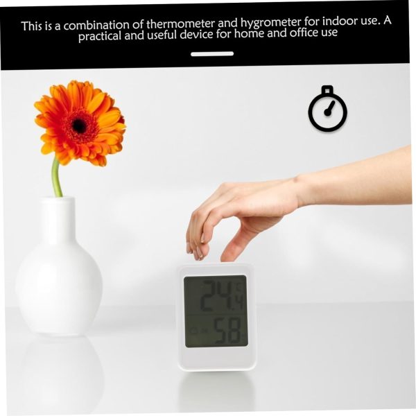 Thermometer Humidity Thermostats Kitchen Gadgets Data Room Digital Pool - Image 6