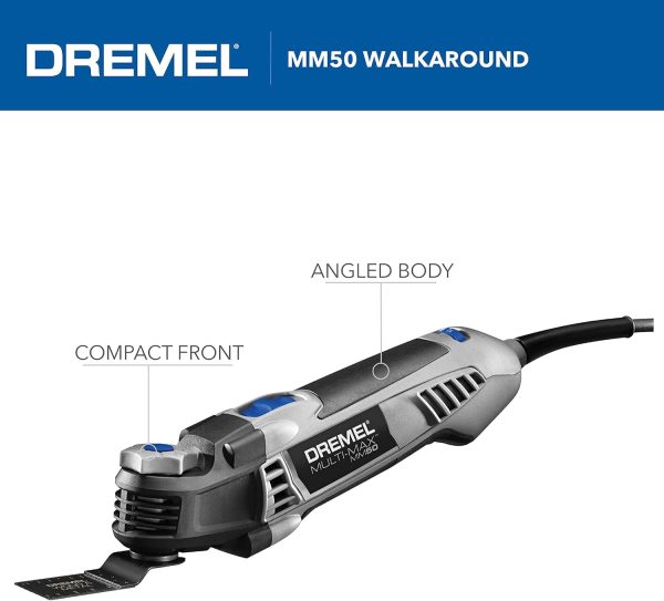 Dremel Multi-Max MM50-01 Oscillating Multi-Tool Kit with 30 Accessories and - Image 3