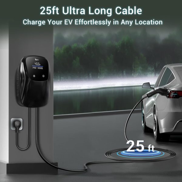 Tera Electric Vehicle Charger J1772: ETL Certified Level 2 40 Amp 240 Volt - Image 6