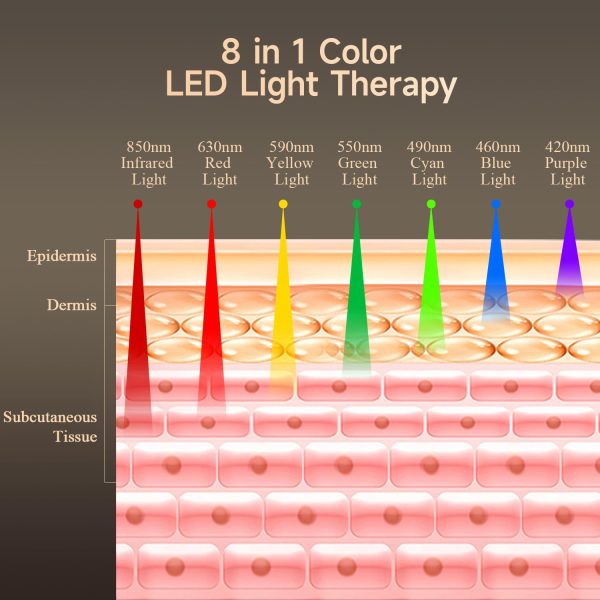 8 in 1 Colors LED Light Therapy Machine - Image 3