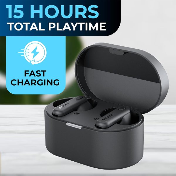 PHILIPS True Wireless Earbuds, TWS Bluetooth 5.3 Headphones, 13mm Drivers, - Image 5