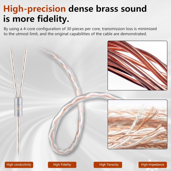 okcsc IE80 to 3.5MM Upgraded Replacement Cable for SENNHEISER IE80 Earphone - Image 6