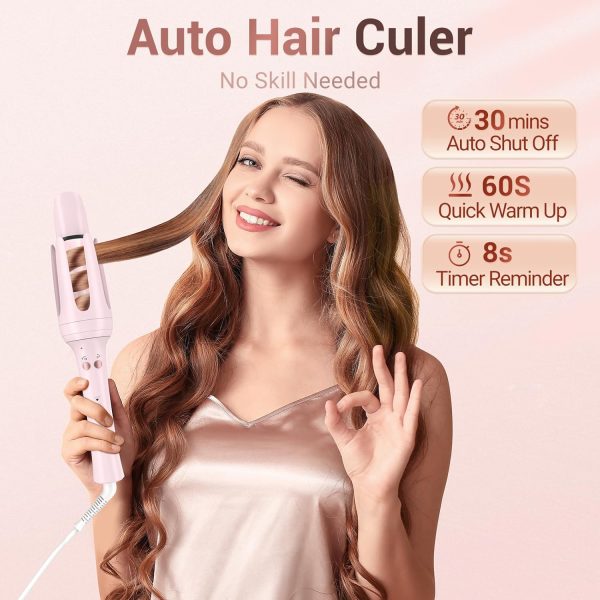 Automatic Curling Iron, Hair Waver with Anti-Tangle & Auto-Off, Hair Curler - Image 6