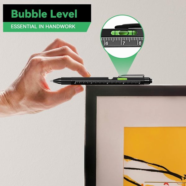 Valentines Day Gifts for Him, 9 in 1 Multitool Pen with LED Light, Mens - Image 5