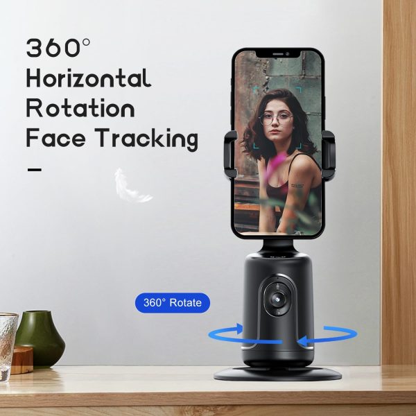 GREEN HOUSE Auto Face Tracking Phone Holder & Mount, 360°Fast Rotation, - Image 2