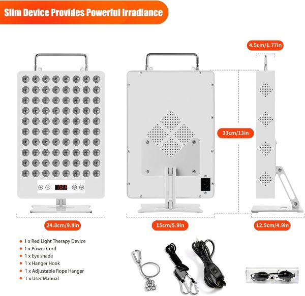 Red Light Therapy Device, Red 660nm & Near Infrared 850nm, Full-Body Light - Image 6