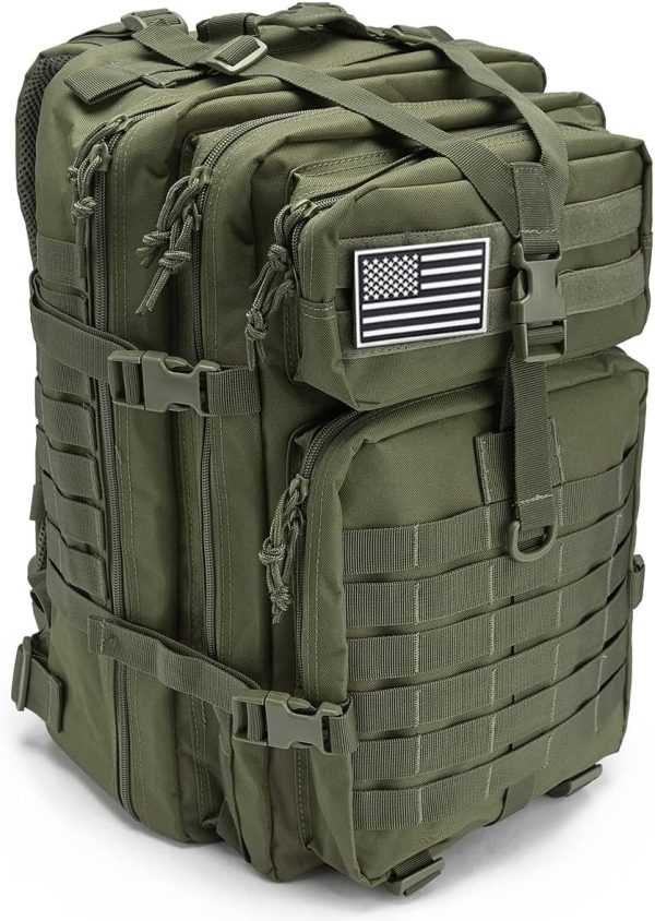QT&QY 45L Military Tactical Backpacks For Men Camping Hiking Trekking - Image 2