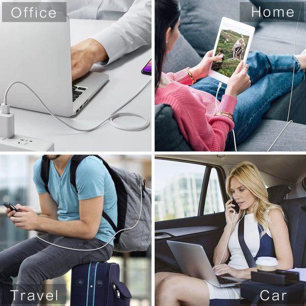 iPhone Fast Charging Cable [Apple MFi Certified] 3-Pack 3FT Lightning to - Image 7