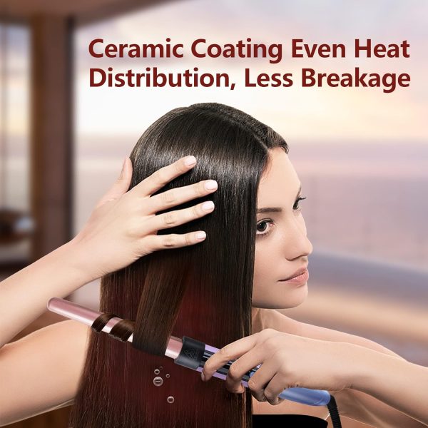 Curling Iron Set, 6 in 1 Hair Curling Wand with Curling Brush and 5 - Image 5