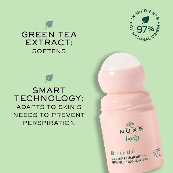 NUXE Aluminum Free Antiperspirant Deodorant Rêve de Thé. Natural 24-Hour - Image 4