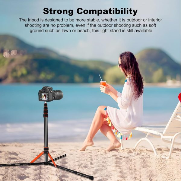 Soopho Portable Photography Light Stand Adjustable 7ft Aluminum Light - Image 6