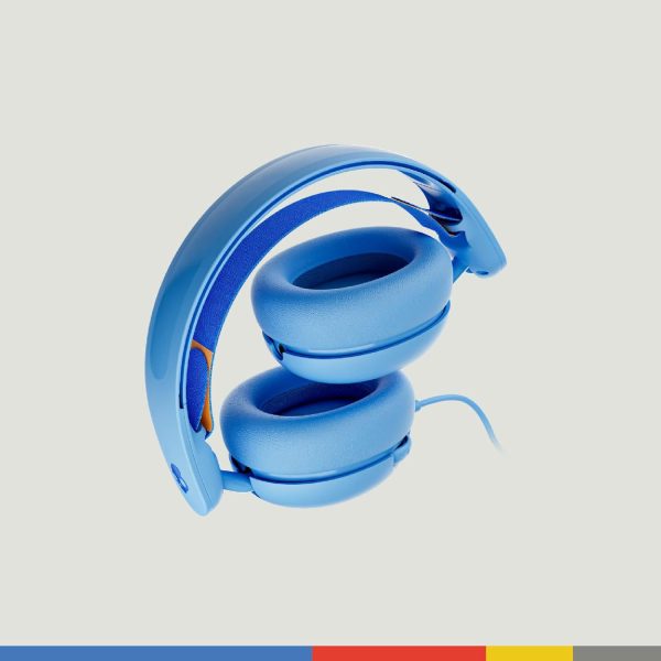 Skullcandy Grom Over-Ear Wired Headphones for Kids, Volume-Limiting, Share - Image 3