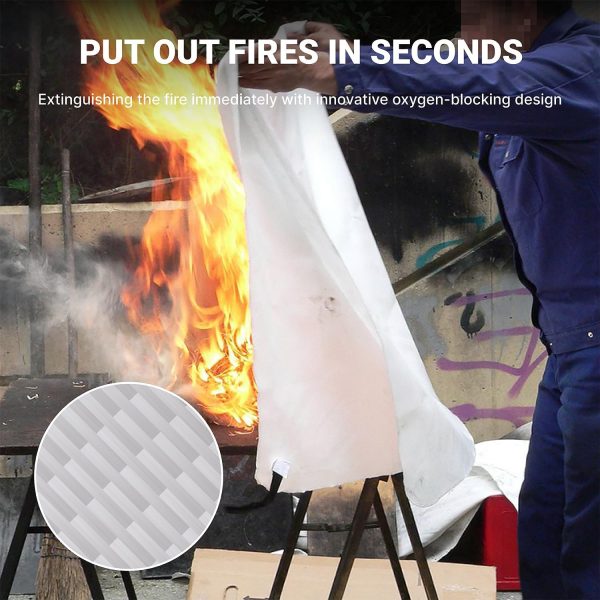 Lancryen Emergency Fire Blanket, Fire Extinguisher Blanket, Fire - Image 2