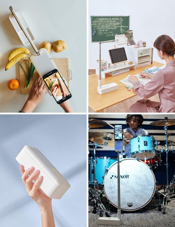 Viozon Extendable Selfie Stand 360° Rotation with Phone Holder, - Image 2