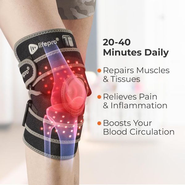 LifePro Red Light Therapy for Knee Pain Relief – Portable Infrared Red - Image 8