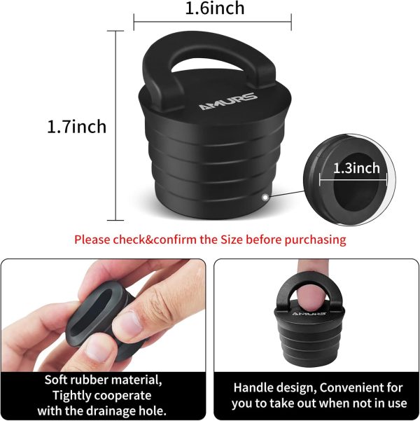 Kayak Scupper Plug Kit Scupper Plugs Drain Holes Stopper with Silicone - Image 6