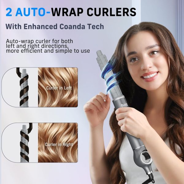 5 in 1 Hair Dryer Brush, QUICO Hair Styler 110,000 RPM 7X Faster Hair Dryer - Image 6