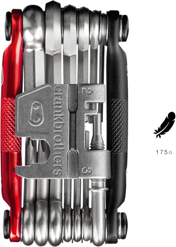 Crankbrothers Multi Tool M 19 Matte Black Red - Image 3