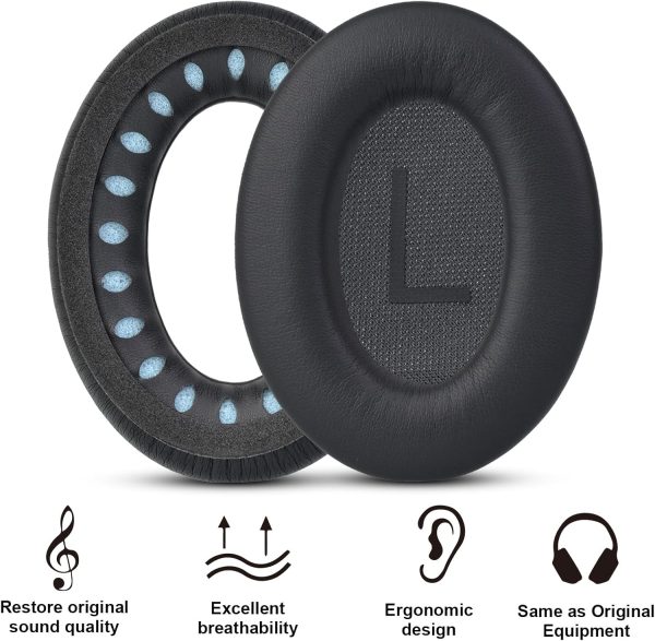 Replacement Ear Pads for Bose QuietComfort 45 (QC45) / QuietComfort SE (QC - Image 3
