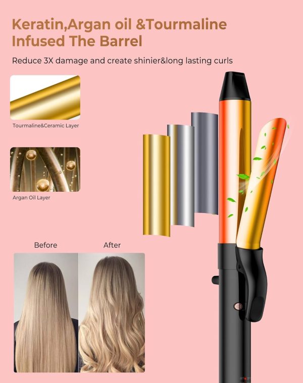 Rotating Curling Iron, Ukliss Hair Curler Automatic Rotating, 30s Rapid - Image 8