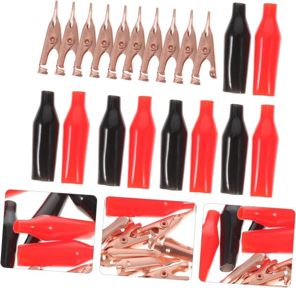 10pcs Pure Copper Alligator Clip Outlet Clip on Clamp Alligator Section - Image 4