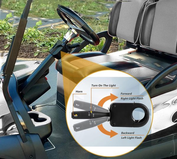 Universal Golf Cart Deluxe Upgrade Headlight Power Kits | Golf cart Turn - Image 2