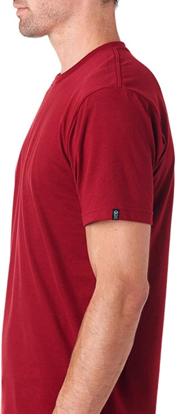 EXIT 26 Men's Premium Ultra Soft Sueded Jersey Crewneck Plain & Heather - Image 4