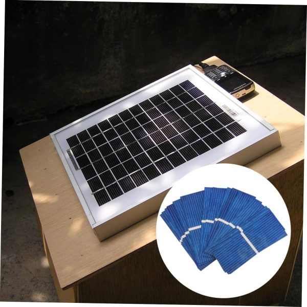 100pcs Solar Cell Batteries Rechargeable Battery Heater Powered Powerbank - Image 7