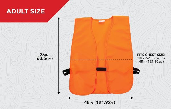 Allen Company unisex-adult Allen Hunting Vest Blaze Orange - Image 3