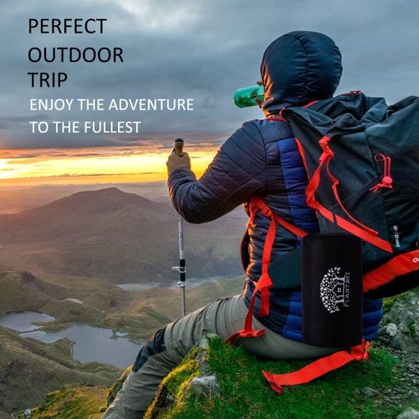 Sleeping Bag 4 Seasons Adults & Kids for Camping Hiking Trips Warm Cool - Image 7