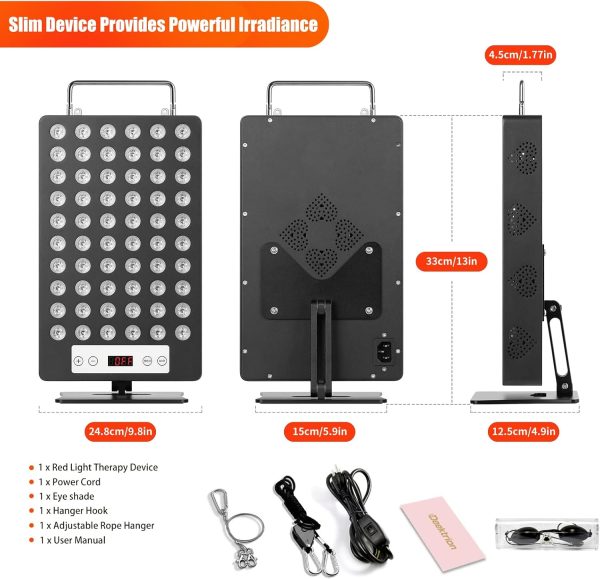Red Light Therapy Device, Red 660nm & Near Infrared 850nm Infrared Light - Image 6