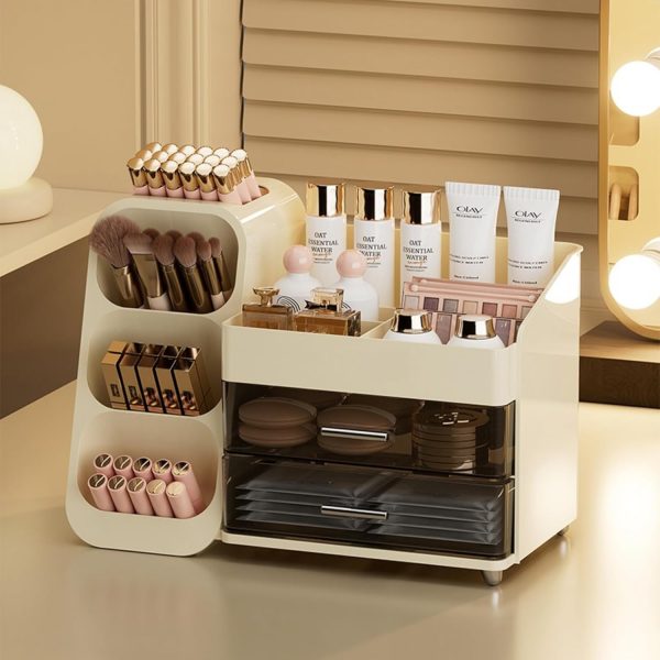 Makeup organizer with Drawers for Vanity,Spacious Cosmetic Display - Image 2
