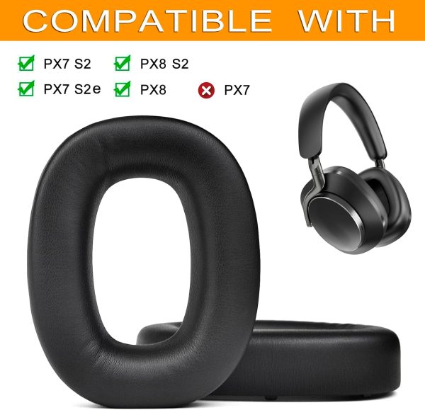 PX8 / PX7 S2 Earpads Ear Cushions Replacement Cover Compatible with Bowers - Image 2