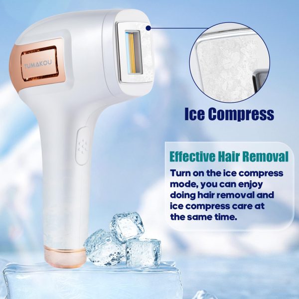 Portable Facial Hair Removal Device for Women & Men,TUMAKOU ICE Cool Hair - Image 2