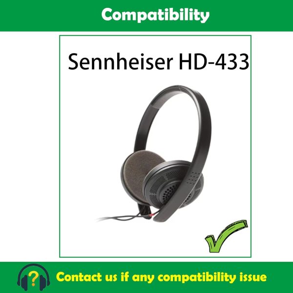Compatible with Sponge Adjustment SENNHEISER HD-433 HD433 HeadphoneSponge - Image 2
