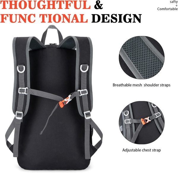Hiking Backpack,Large 35L Travel Backpacks for Men Women,Water Resistant - Image 4