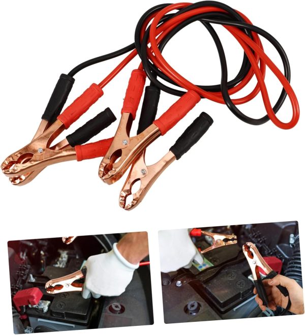 CHILDWEET 2pcs Car Hitch Starter Clamp Jumper Cables Kit for Car Starter - Image 2