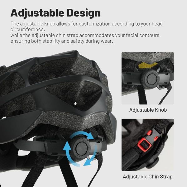 Adult Bike Helmet Lightweight - Cycling Helmet Adjustable CPSC Certified - Image 5