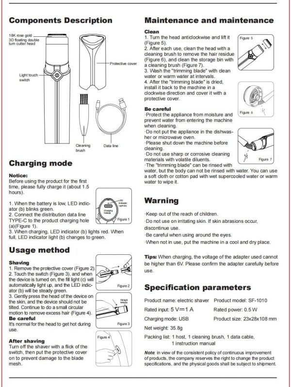 Facial Hair Removal for Women, Hair Removal Device(2023), SEIHAI - Image 7