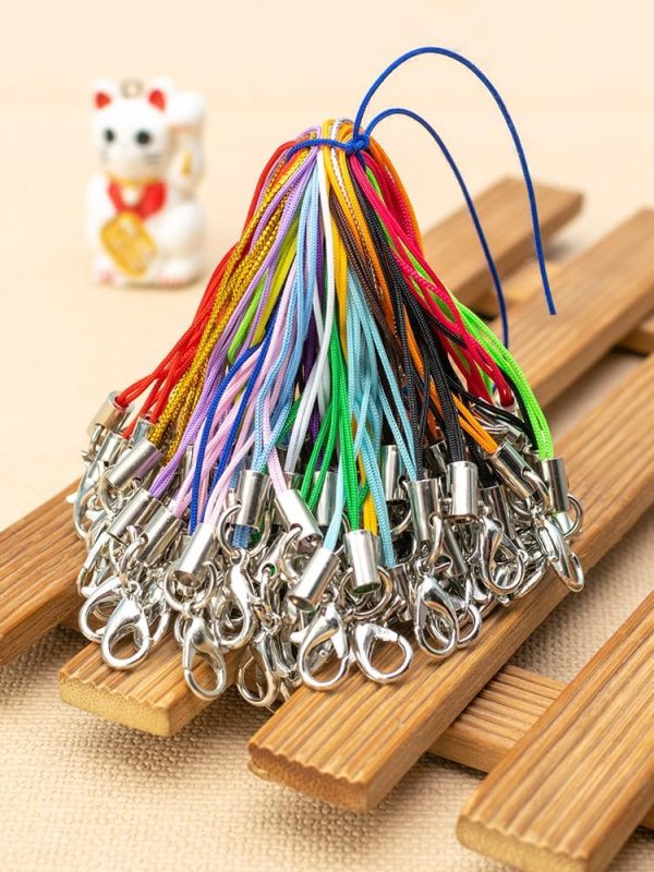 100 Pack Lobster Clasp Cords Strap Phone Charms Strap Lobster Claw Clasps - Image 3
